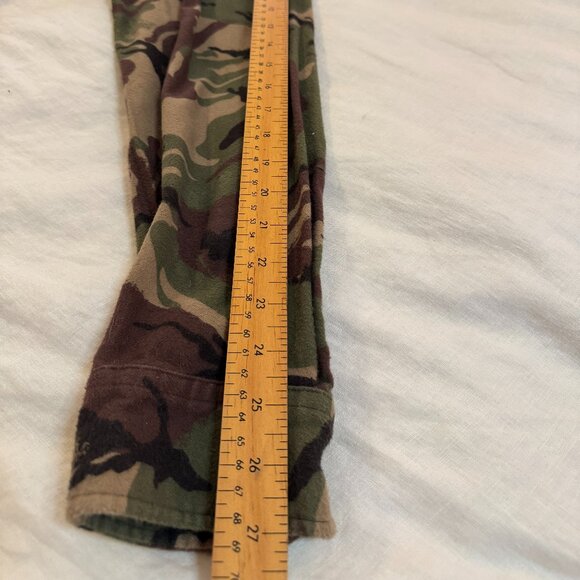 Lands End premium flannel shirt, mens, large/tall, traditional fit, camo pattern - Picture 7 of 10